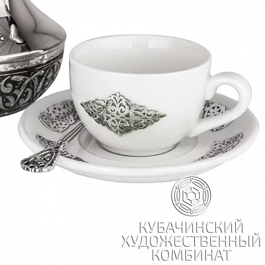 Кофейный набор из серебра на 350 мл