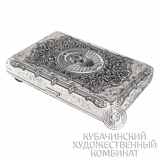 Пепельница серебряная