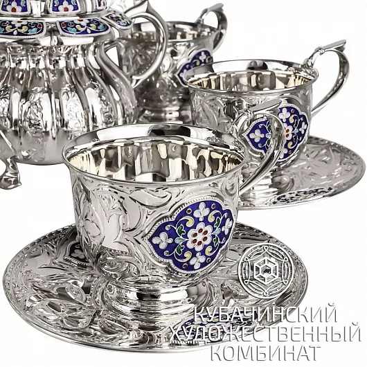 Чайный сервиз из серебра
