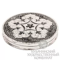 Пудреница из серебра