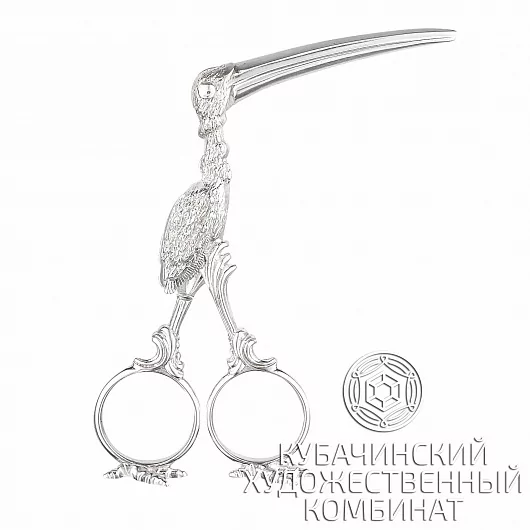 Щипцы из серебра 925 пробы