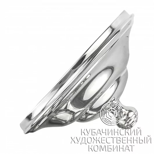 Крышка из серебра 999 пробы