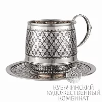 Чайная пара из серебра на 175 мл