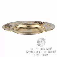 Блюдце из серебра