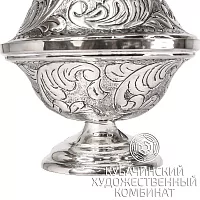 Икорница из серебра 925 пробы на 115 мл