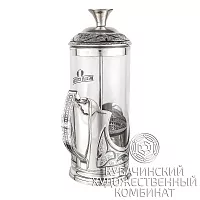 Френч-пресс из серебра на 350 мл