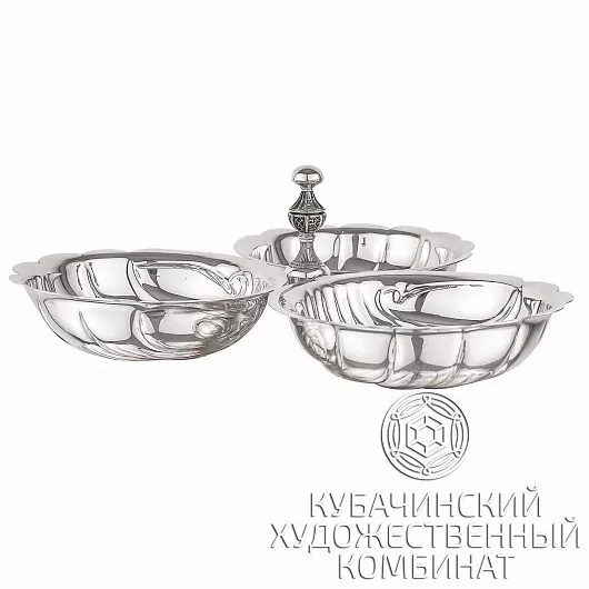 Менажница из серебра