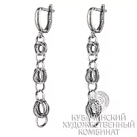 Серьги из серебра 925 пробы