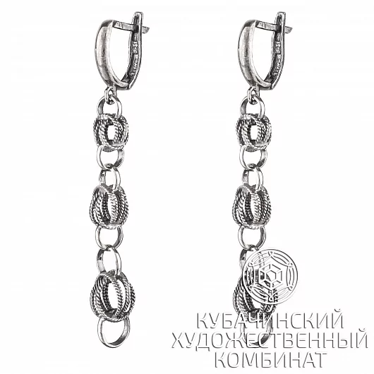 Серьги из серебра 925 пробы