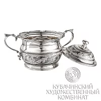 Сахарница из серебра на 330 мл