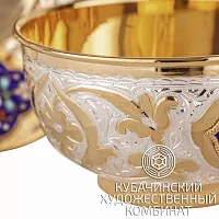 Чайная пара из серебра на 155 мл