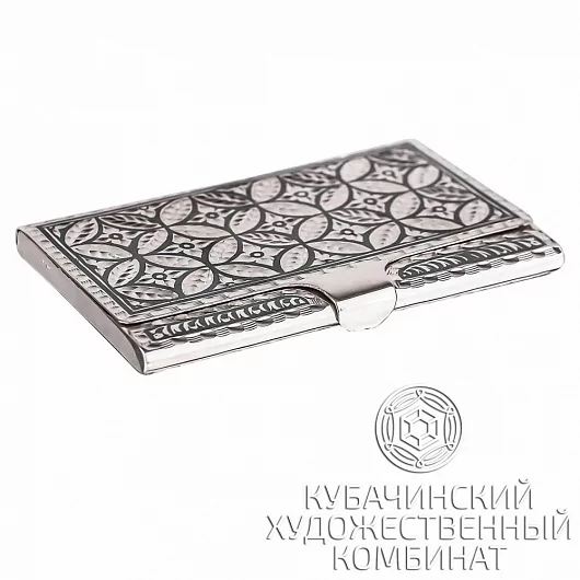 Визитница серебряная