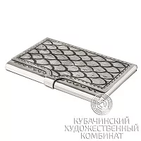 Визитница из серебра
