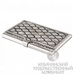 Визитница из серебра