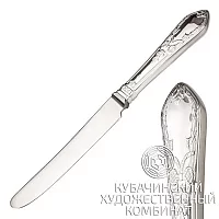 Нож десертный «Бантик» из серебра 925 пробы