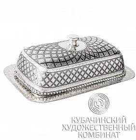 Масленка из серебра
