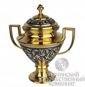Сахарница из серебра