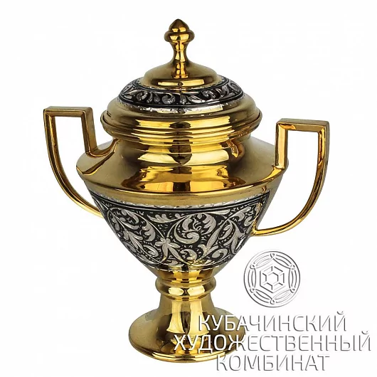 Сахарница из серебра