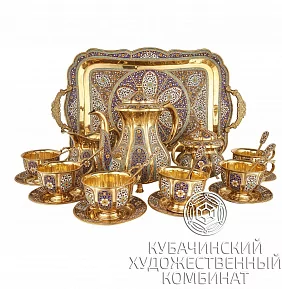 Чайный сервиз из серебра