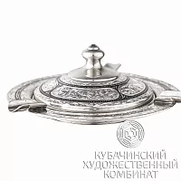 Пепельница из серебра ручной работы