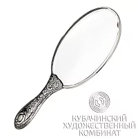 Зеркало "Бутоны" из серебра 925 пробы