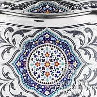 Поднос из серебра
