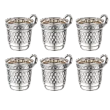 Наборы из 6 кружек из серебра