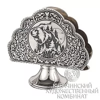 Салфетница из серебра