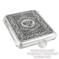 Портсигар из серебра
