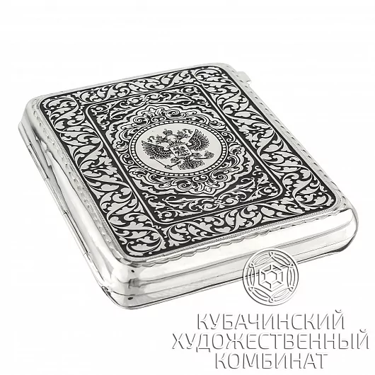 Портсигар из серебра