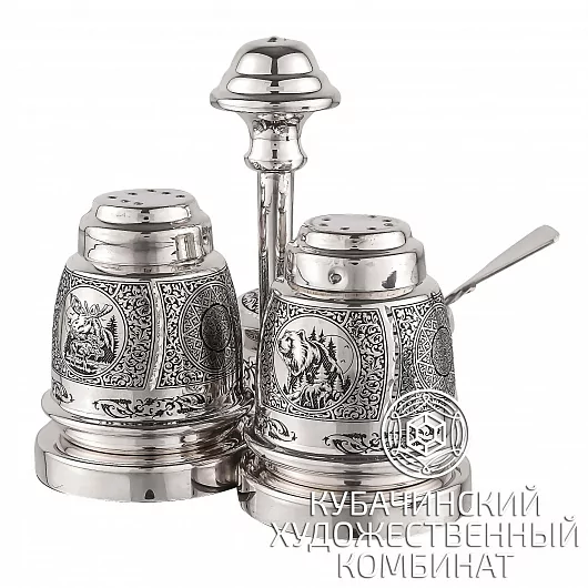 Набор для специй из серебра