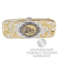 Футляр серебряный для очков 
