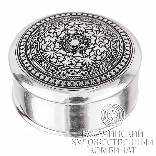 Таблетница из серебра