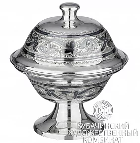 Икорница из серебра