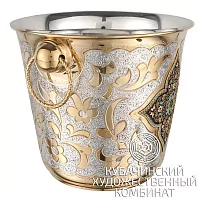 Ведро для шампанского из серебра