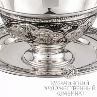 Чайная пара из серебра на 115 мл
