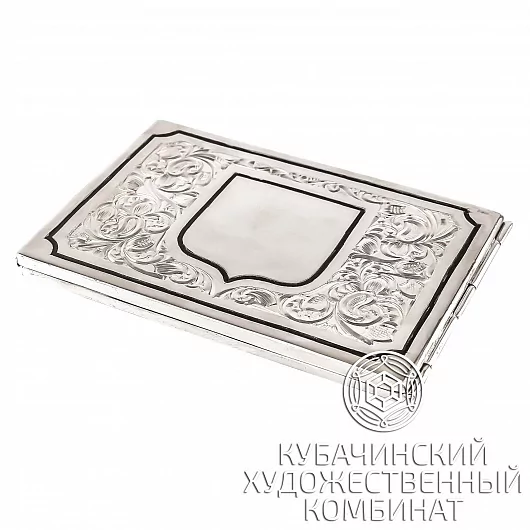 Обложка для удостоверения из серебра
