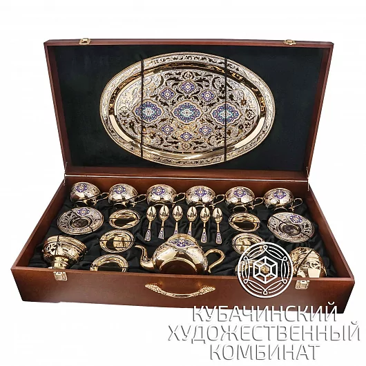 Чайный сервиз из серебра на 850 мл