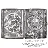 Пепельница серебряная 