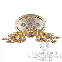 Чайный сервиз из серебра на 850 мл