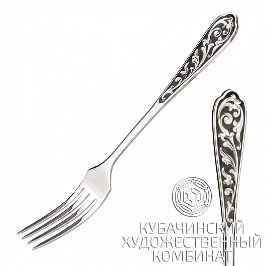 Вилка десертная из серебра 925