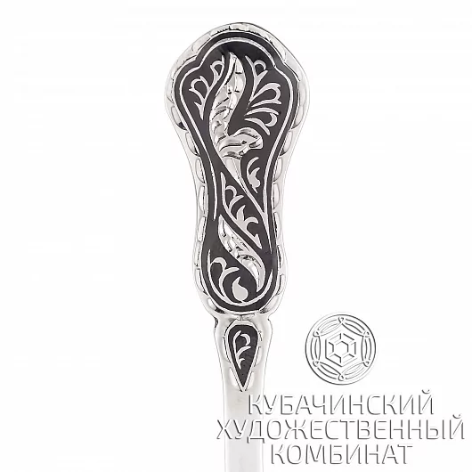 Ложка десертная из серебра 925 пробы