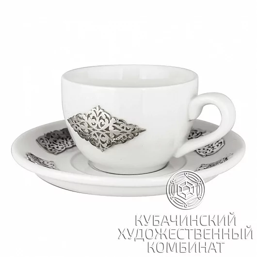 Кофейный набор из серебра на 350 мл