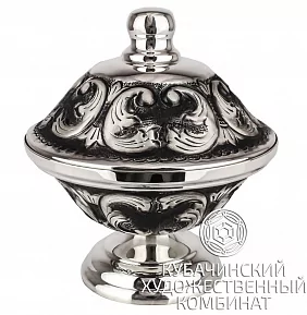 Икорница серебряная 925 пробы  на 155 мл