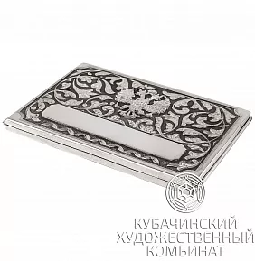 Обложка для удостоверения из серебра