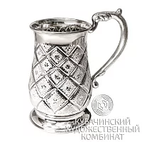 Кружка из серебра 925 пробы на 670 мл