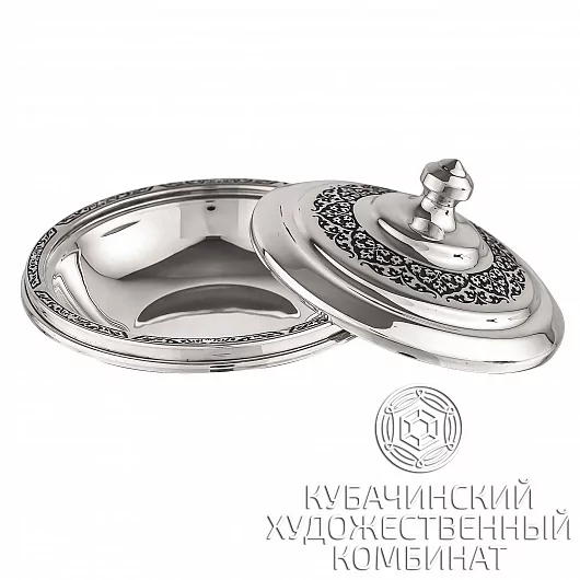 Пепельница серебряная