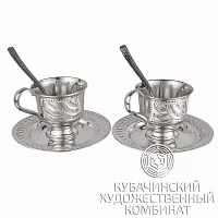Набор из 2 кофейных пар из латуни на 85 мл