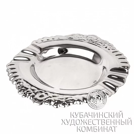 Пепельница из серебра 925 пробы