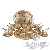 Чайный сервиз из серебра на 700 мл